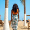 The Tropicana Leopard & Floral Maxi Back Wide The Tropicana Leopard & Floral Maxi