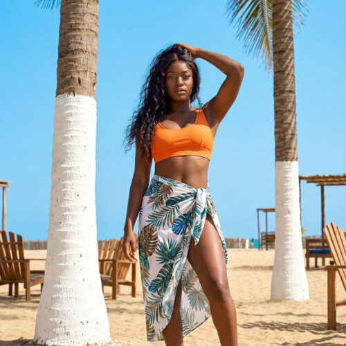 The Tropicana Leopard & Floral Maxi Front The Tropicana Leopard & Floral Maxi