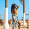 The Tropicana Leopard & Floral Maxi Side The Tropicana Leopard & Floral Maxi